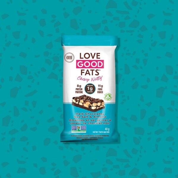 Love Good Fats Chewy Nutty Dark Chocolatey Sea Salt & Almond Review