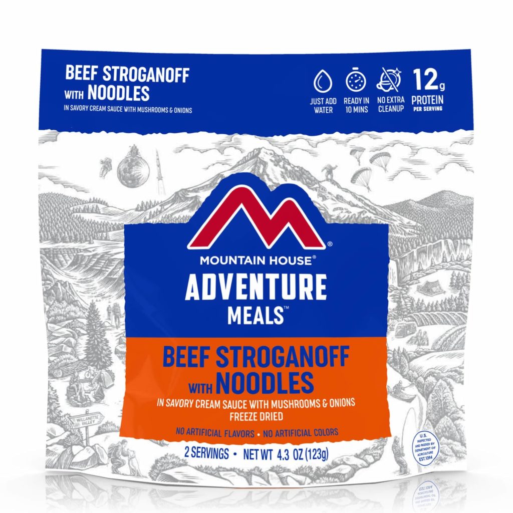 Mountain House Beef Stroganoff Pouch Review