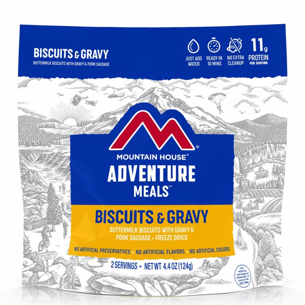 Mountain House Biscuits and Gravy Pouch Review