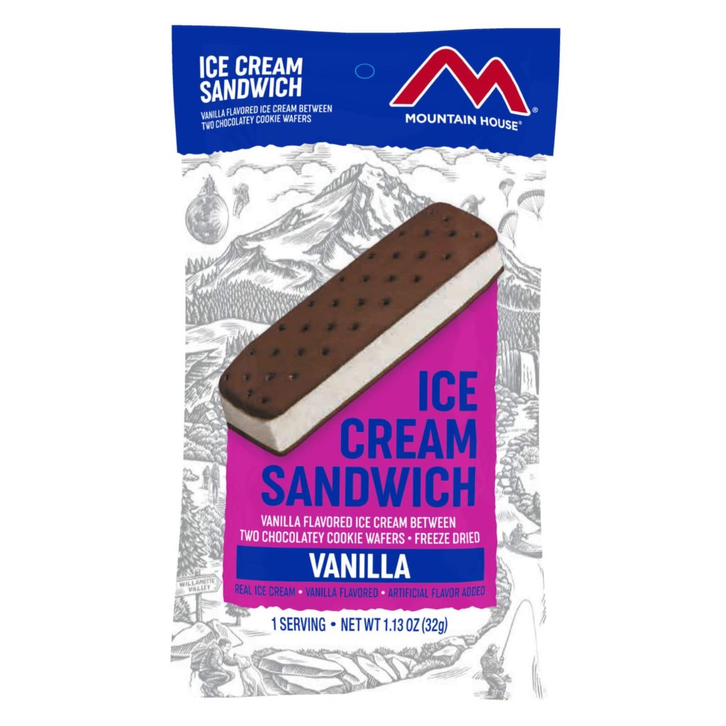 Mountain House Vanilla Ice Cream Sandwich Review