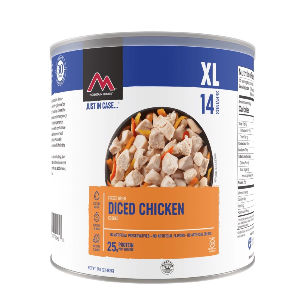 Mountain House Diced Chicken #10 Can Review