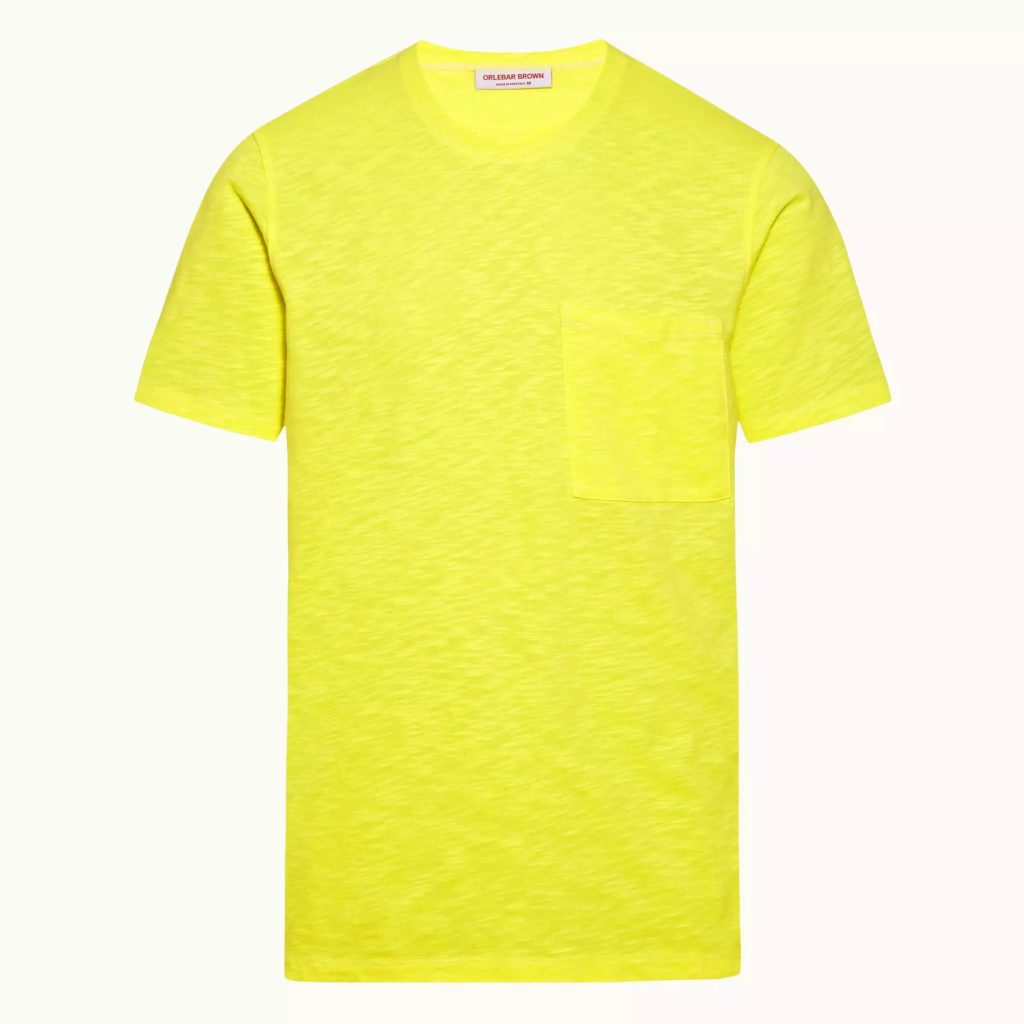 Orlebar Brown Nicolas Lemon Contrast Stitch Relaxed Fit T-Shirt Review