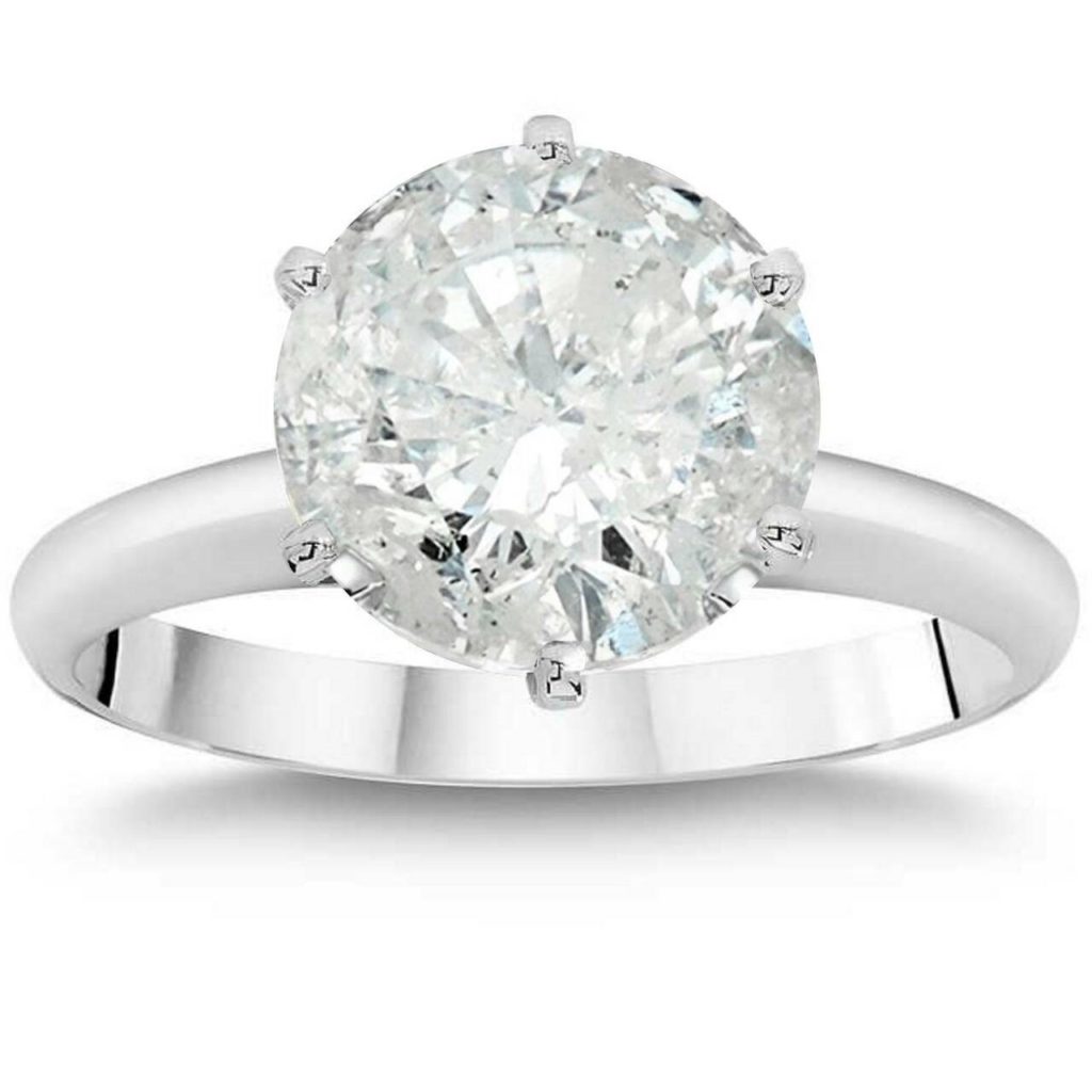Pompeii3 3ct Enhanced Round Diamond Solitaire Engagement Ring Review