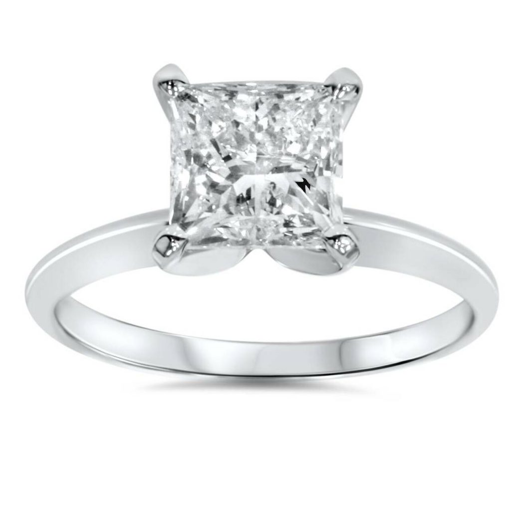 Pompeii3 2ct Princess Cut Diamond Solitaire Engagement Ring Review