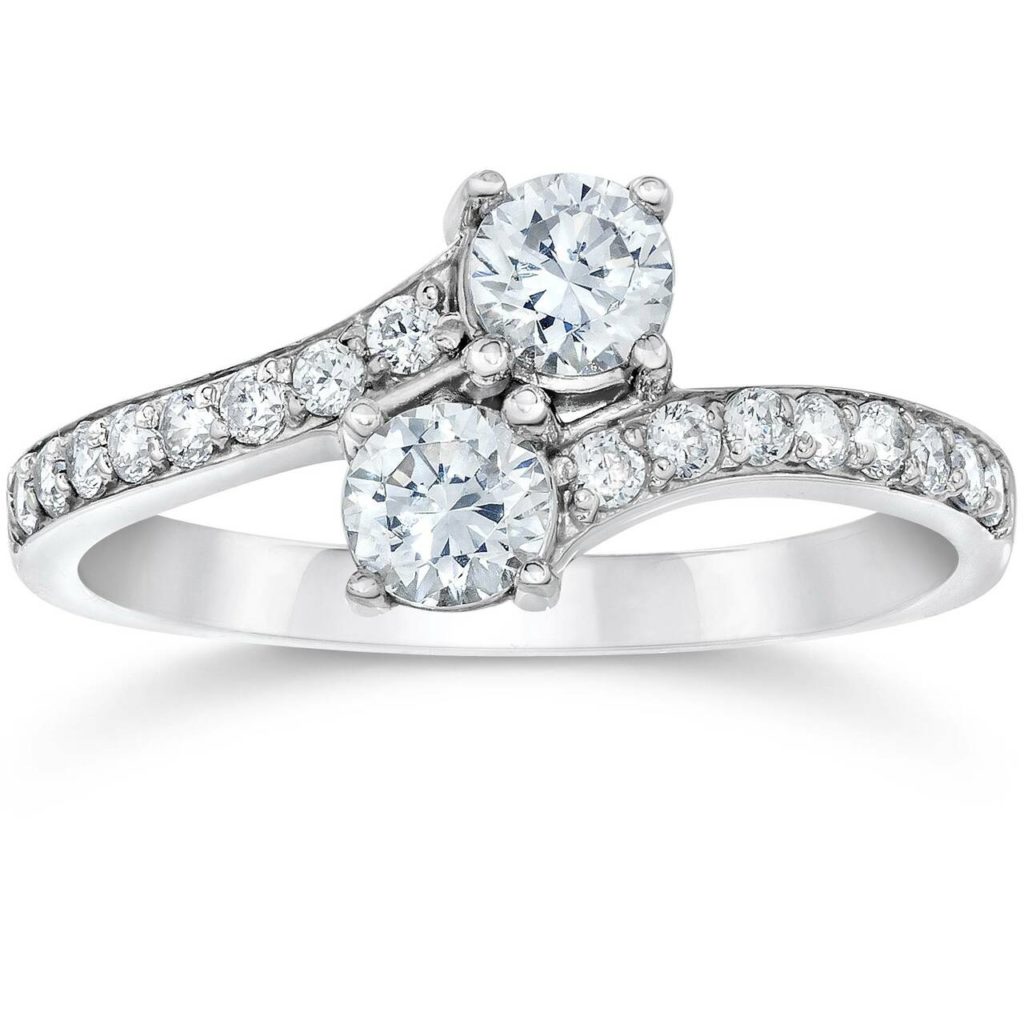 Pompeii3 1 Carat Forever Us Diamond Two Stone Engagement Ring Review
