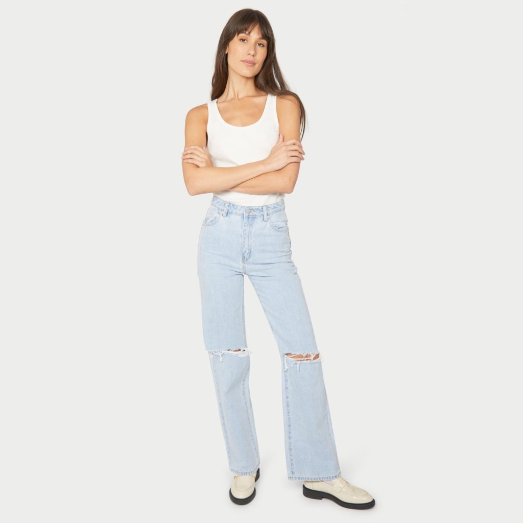 Rollas Jeans Heidi Jean Holiday Blue Organic Review