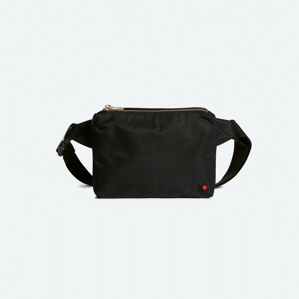 STATE Bags Lorimer Fanny Pack Nylon Black Gold Review