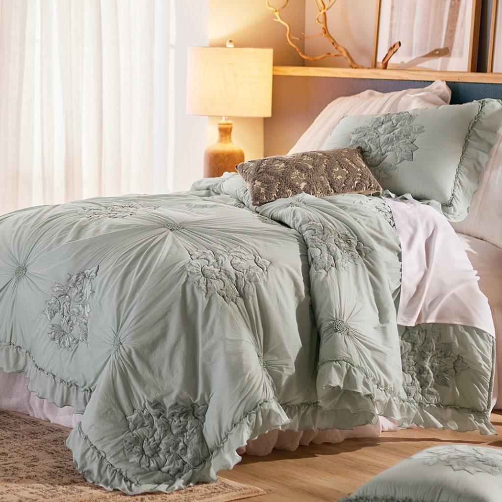 Soft Surroundings Portofino Smocked Comforter Collection Review