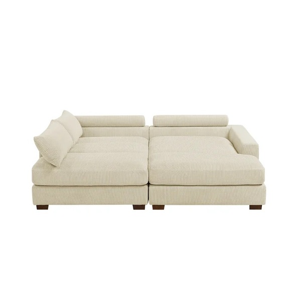 Mican 90'' Square Arm Sofa