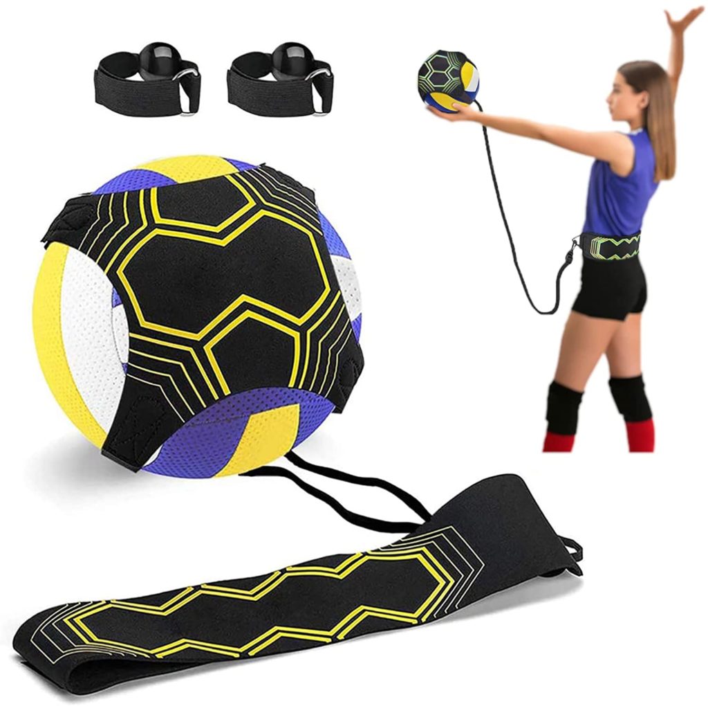 Volleyball Training Equipment Aid Perfect Volleyball Gift Choose The Right Bundle for You Practice Your Serving Setting & Spiking with Ease Great Solo Serve & Spike Trainer for Beginners & Pro 