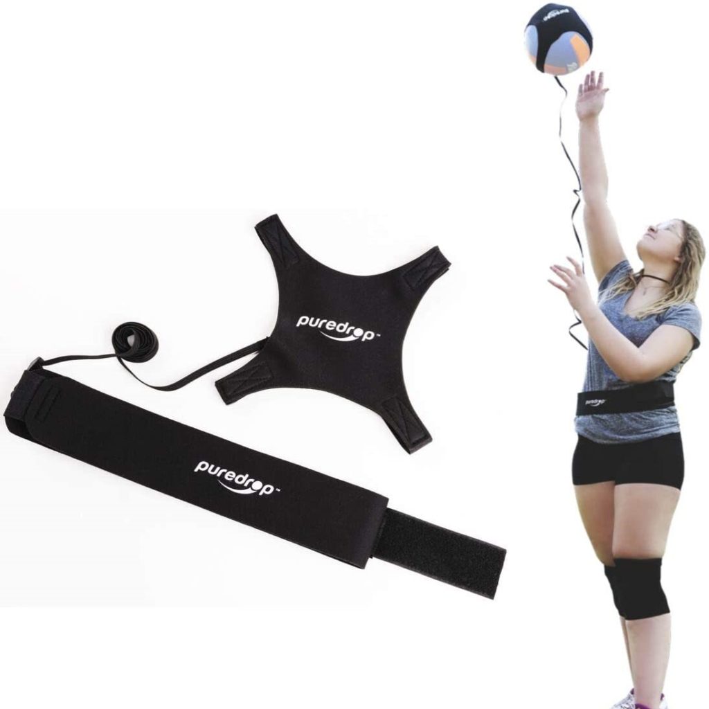 Perfect for Beginners Serve and Spike Like a Pro with this Solo Trainer Practice Your Serving Crush it Sports Volleyball Training Equipment Aid Setting and Arm Swing Spiking 