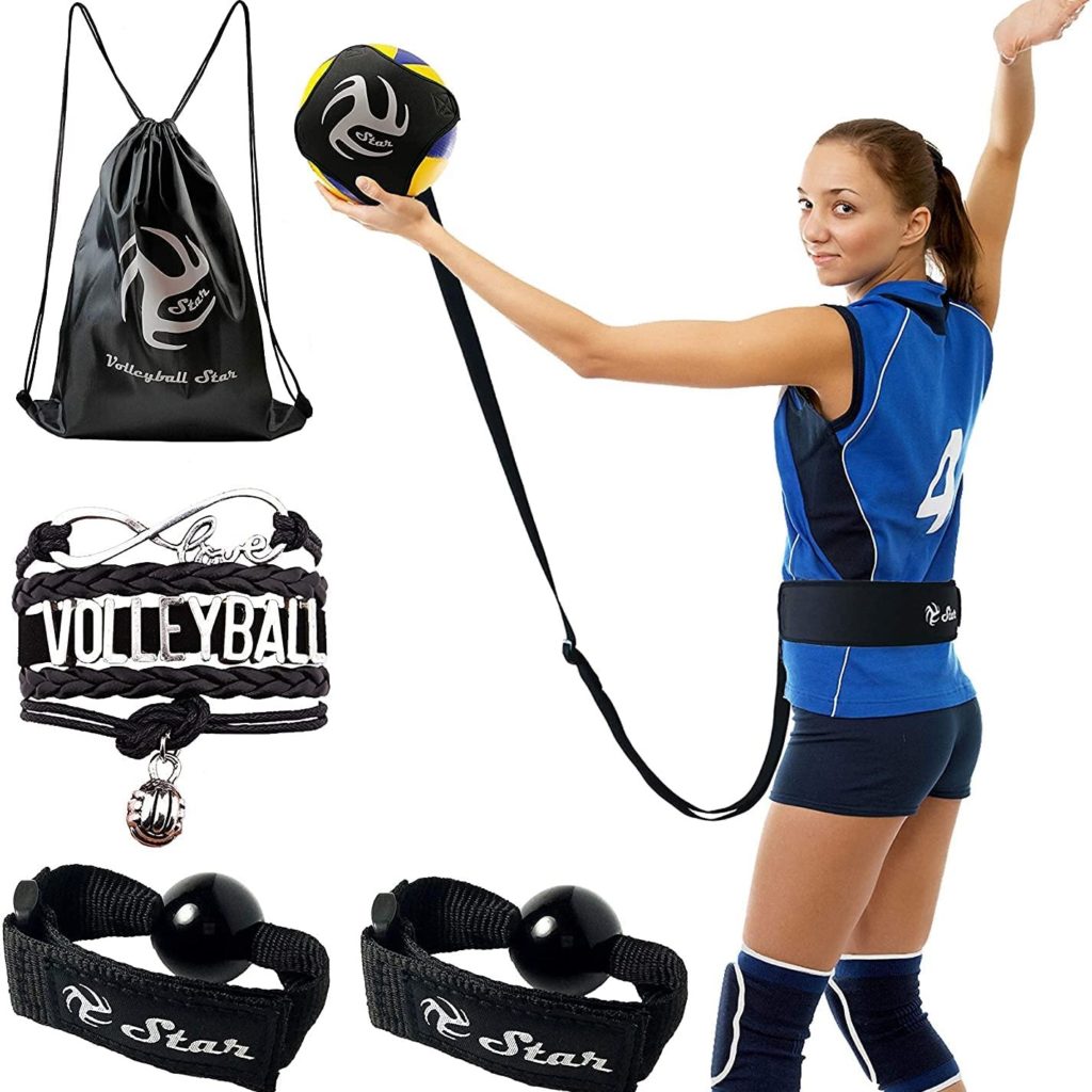 Perfect for Beginners Practice Your Serving VINTEAM Sports Volleyball Training Equipment Aid Solo Trainer 