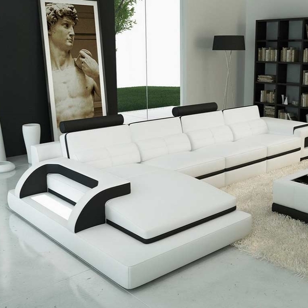 20 Best White Leather Couches