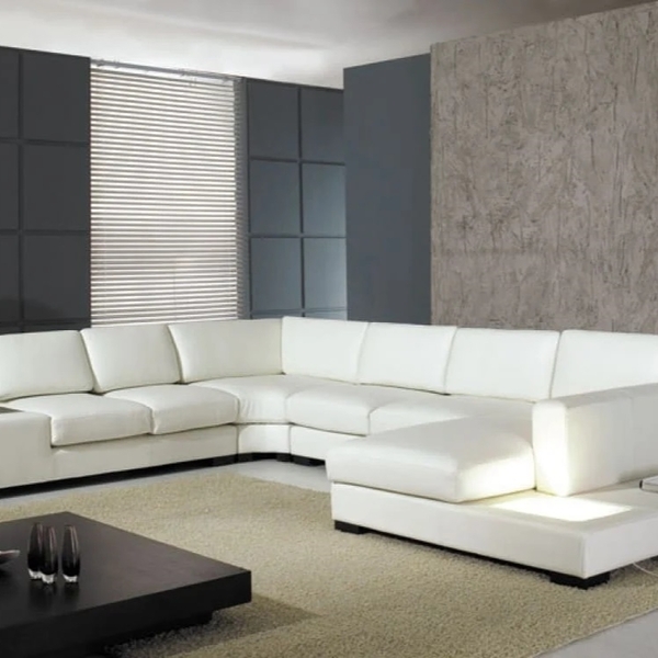 20 Best White Leather Couches