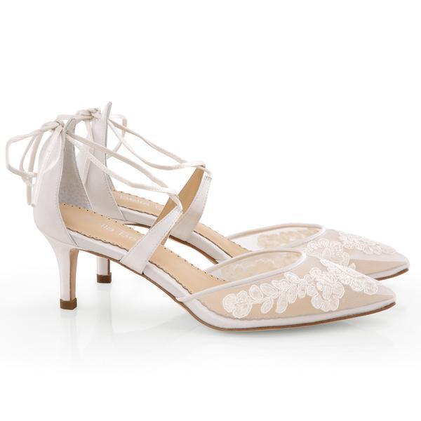 Bella Belle Shoes Review 4 Bella Belle Shoes Amelia Floral Lace Ivory Kitten Heel Shoes Wedding Review