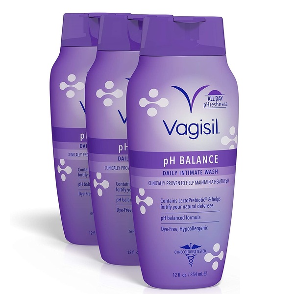 20 Best Feminine Washes 17 Vagisil pH Balanced Daily Intimate Feminine Wash for Women, Gynecologist Tested, Hypoallergenic, 12 Ounce- Pack of 3 (Packaging May Vary)