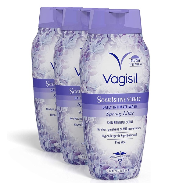 20 Best Feminine Washes 5 Vagisil Healthy Detox All Over Body Wash for Women, Gynecologist Tested, Hypoallergenic and pH Balanced, Neem, 12 Fl Oz, Pack of 3