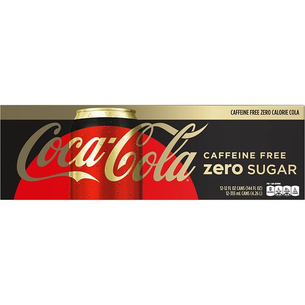 Coca-Cola Zero Caffeine-Free Soda, 12 Fl Oz (pack of 12)