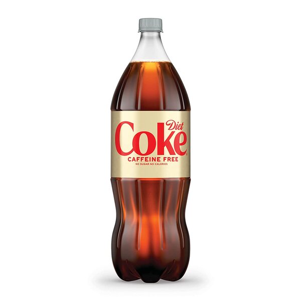  Diet Coke Caffeine Free Soda Soft Drink, 2 Liter Bottle