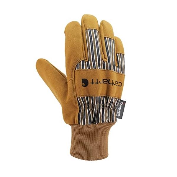 Carhartt Men's Insulated Suede Work Glove with Knit Cuff