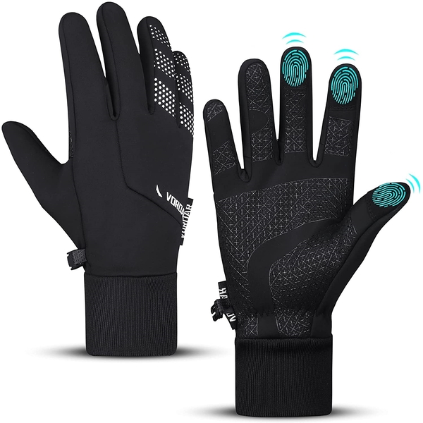 Thermal Winter Gloves for Men Women, Freezer Warm Gloves, Anti-Slip Waterproof Lightweight Touch Screen Gloves for Hiking Running Cycling Driving