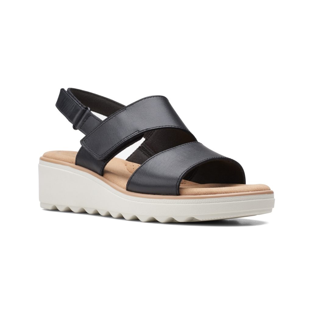 Clarks Sandals Jillian Pearl Black Leather Review