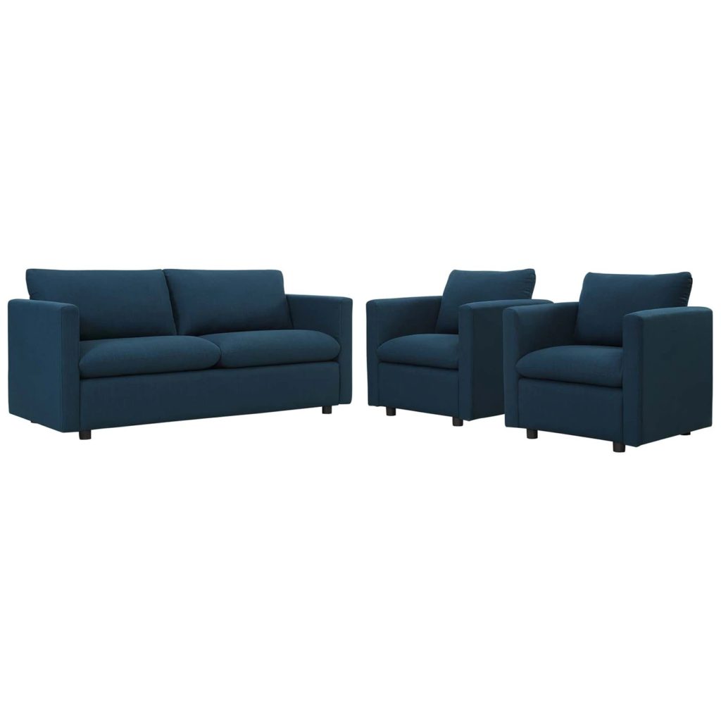 Lexmod Activate 3 Piece Upholstered Fabric Set Review