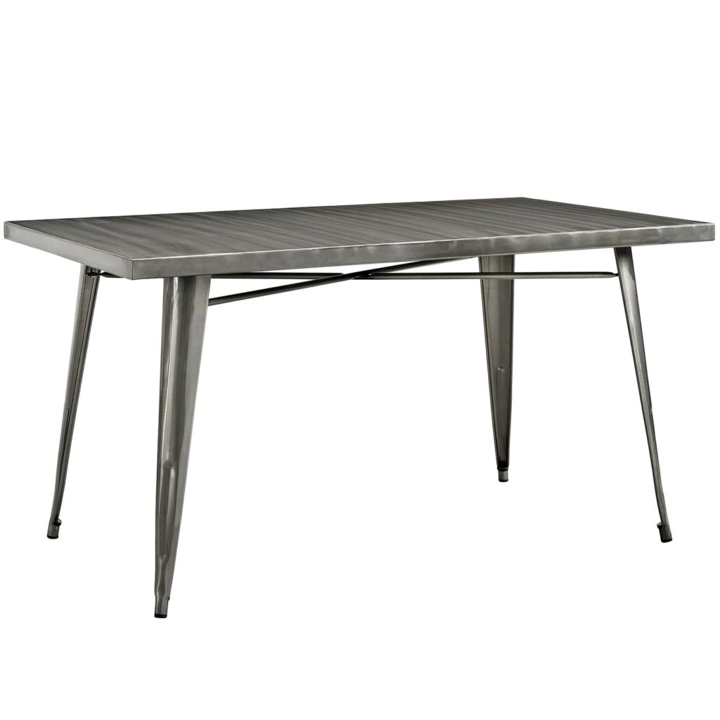 Lexmod Alacrity Rectangle Metal Dining Table Review