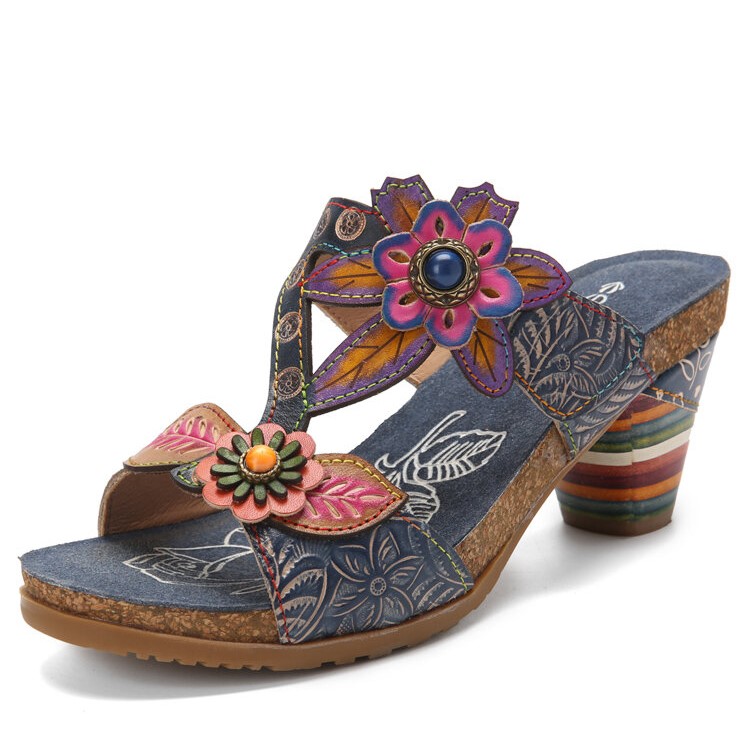 Newchic SOCOFY Beach Vacation Bohemian Mule Sandals Review