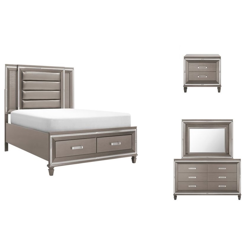 Raymour and Flanigan Selena 4-Piece Platform Bedroom Set w/ Storage Bed Review