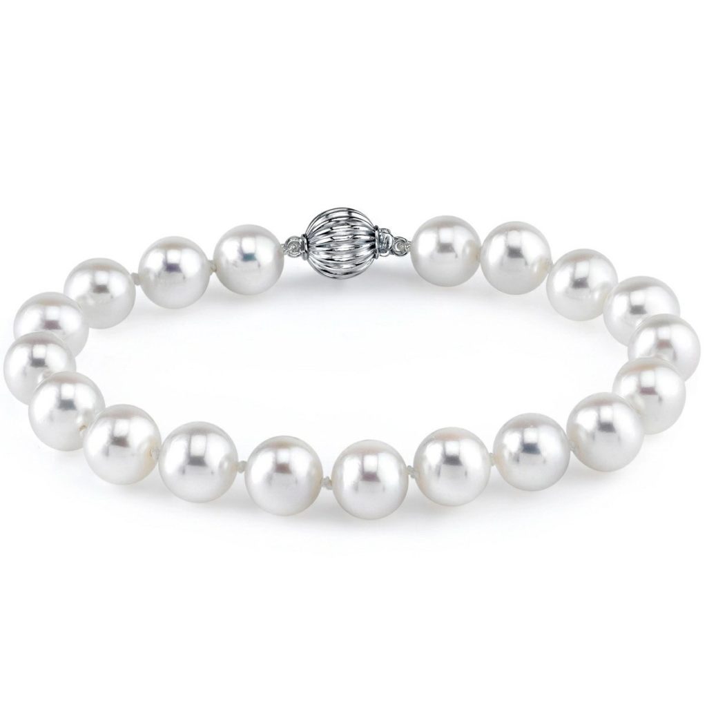 The Pearl Source 7.0-7.5mm White Freshwater Pearl Bracelet AAA Quality Review
