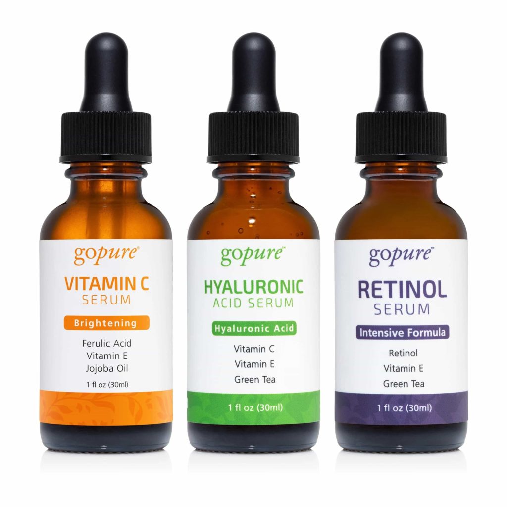 goPure Facial Serum Trio Set Review