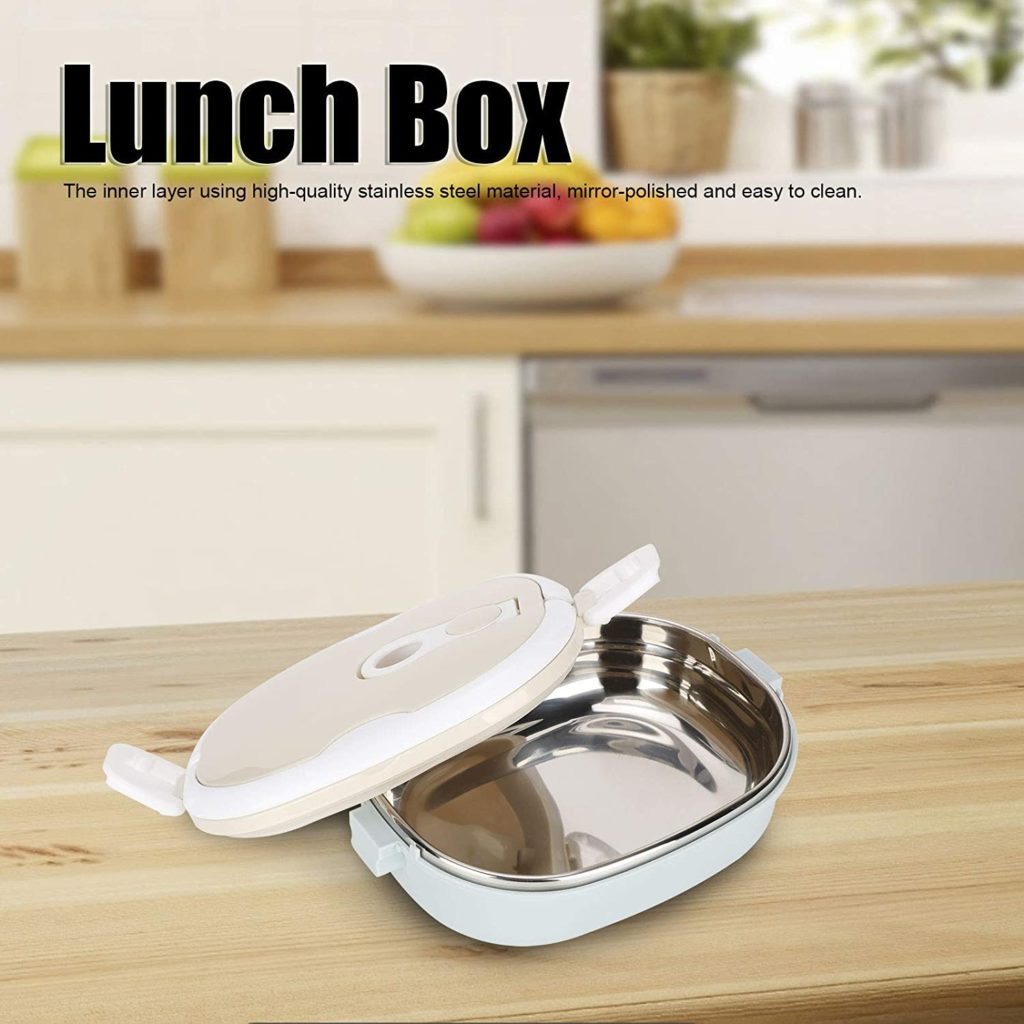 4 Layers Stainless Steel Lunch Box Container Thermal Soup Hot Food  Insulated