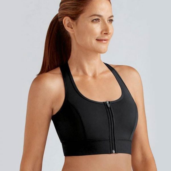 Amoena Zipper Bra Medium Support Sports Bra Review