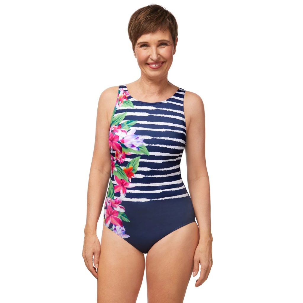 Amoena Maritime Meadow One-Piece Bandeau Swimsuit Review