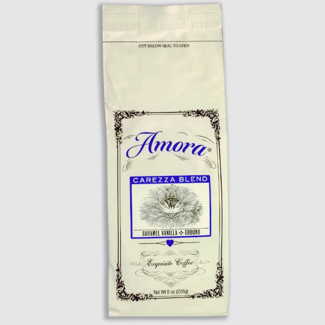 Amora Coffee Carezza Blend Caramel Vanilla Coffee Review 