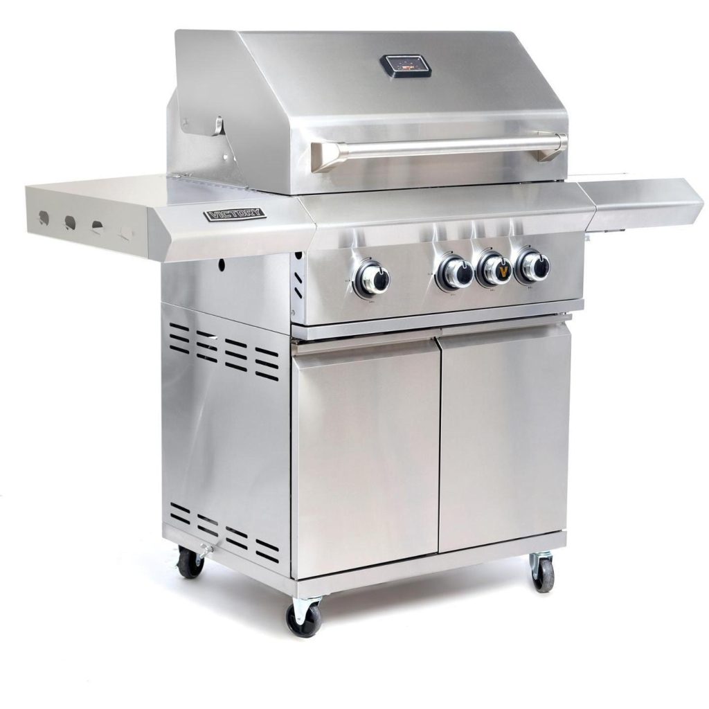 BBQ Guys Victory 3-Burner Propane Gas Grill With Infrared Side Burner Review