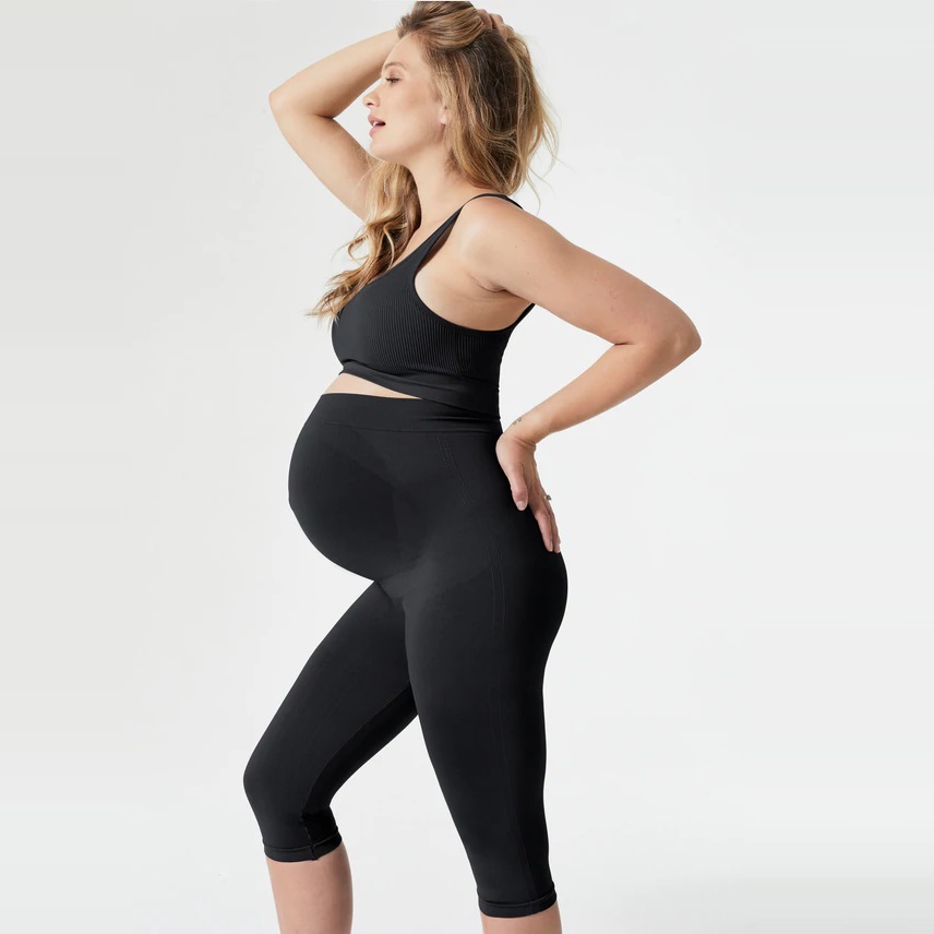 BLANQI Maternity Belly Support Crop Leggings Review