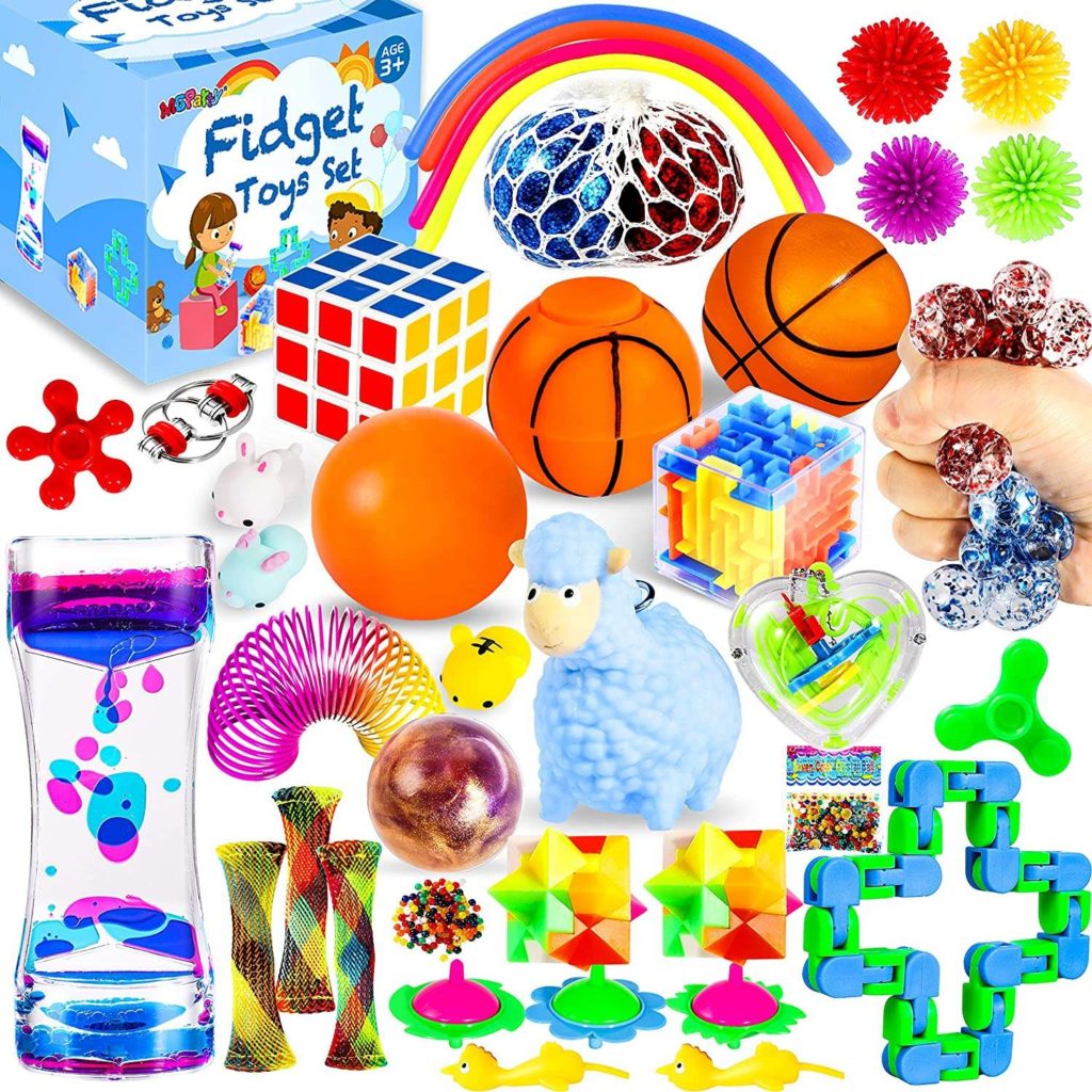 38PCS Fidget Toys Set Sensory Toy ADHD Stress Relief Anti-Anxiety Simple Dimple 