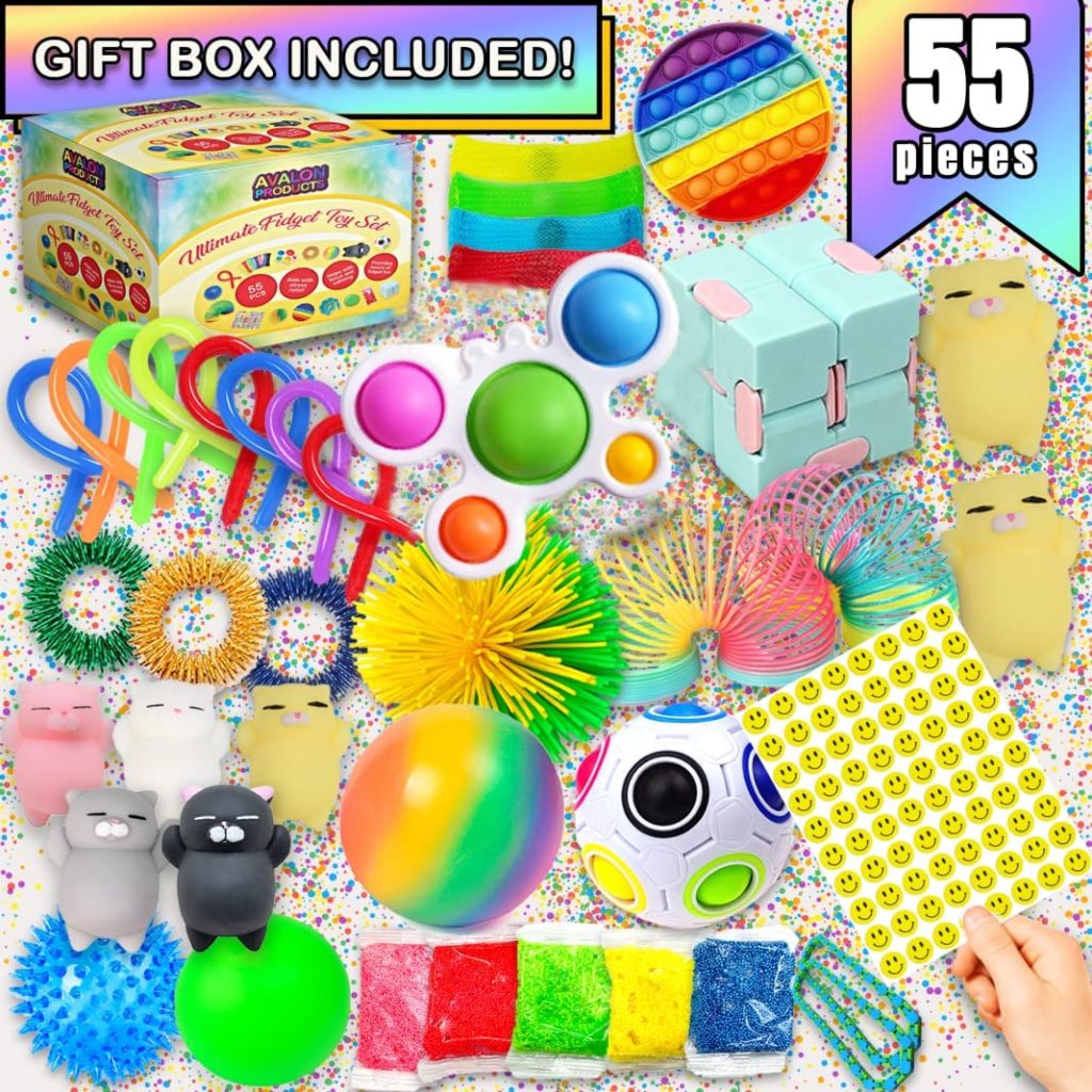 6x Bubble Popit Fidget Toys Set Stress Relief ADHD Tools Bundle Games Kids Gifts 