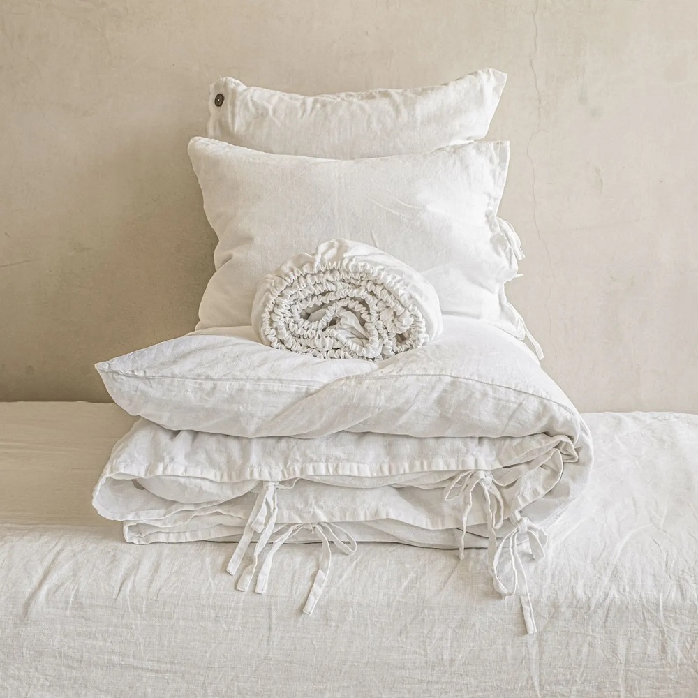 Bombinate By Artisans Cinnamon Tied Hardcore Linen Bedding Bundle Review 