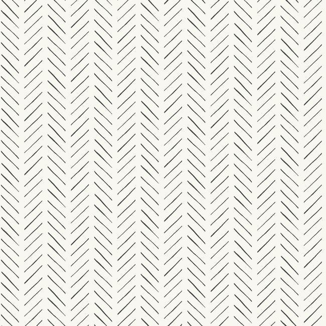 Burke Decor Stick Wallpaper in Black and White Review