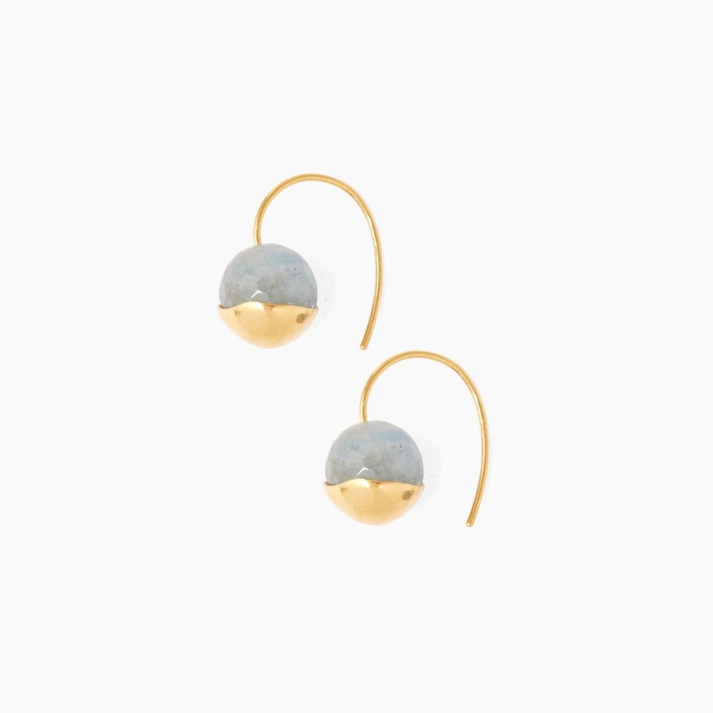 Chan Luu Gold-Dipped Aquamarine Earrings Review