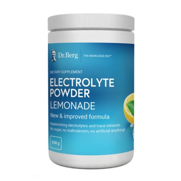 Dr. Berg Electrolyte Powder Lemonade 100 Servings Review