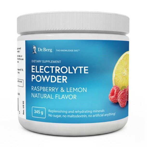 Dr. Berg Electrolyte Powder Raspberry Lemon Review