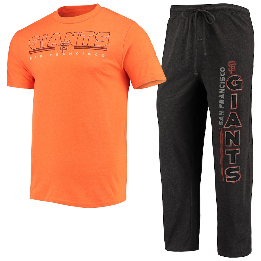 Fanatics San Francisco Giants Concepts Sport Meter T-Shirt and Pants Sleep Set Black/Orange Review