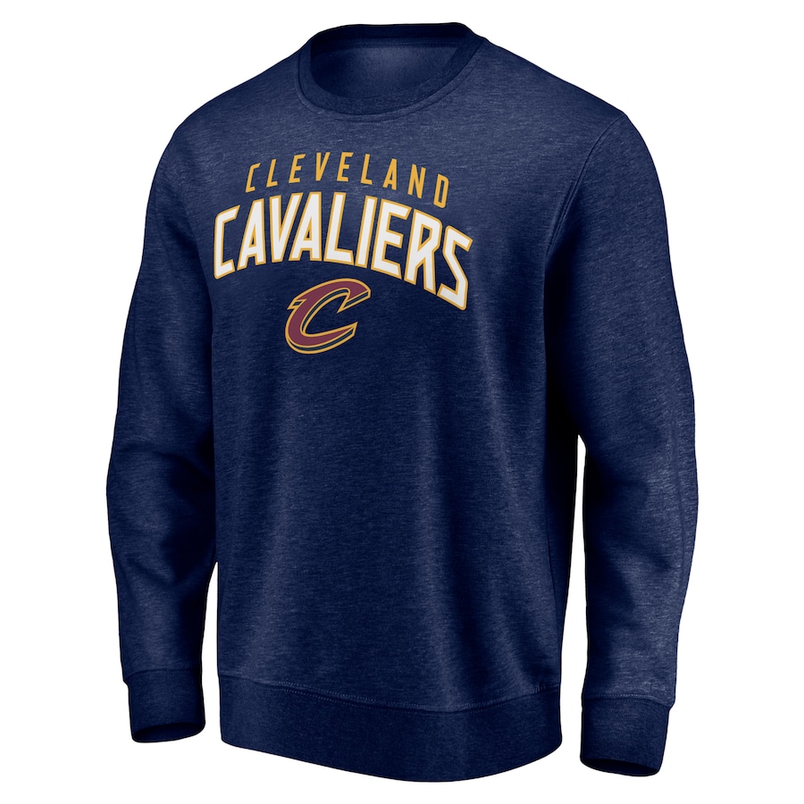 Fanatics Cleveland Cavaliers Fanatics Branded Game Time Arch Pullover Sweatshirt Navy Review