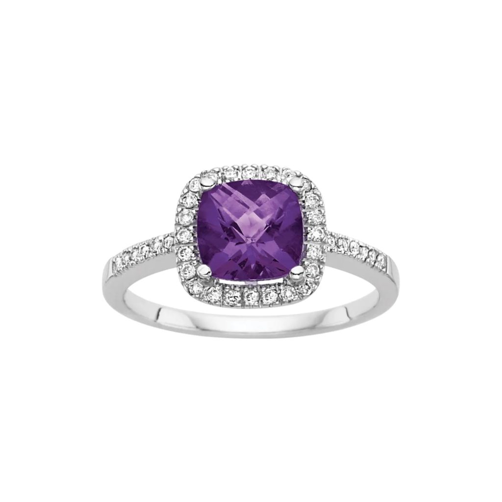 Fred Meyer Jewelers Amethyst and Diamond Fashion Ring Review