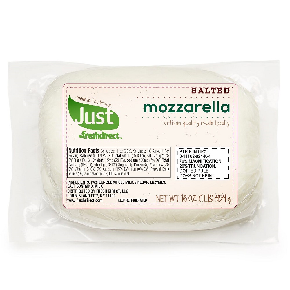 FreshDirect Local Salted Mozzarella Review