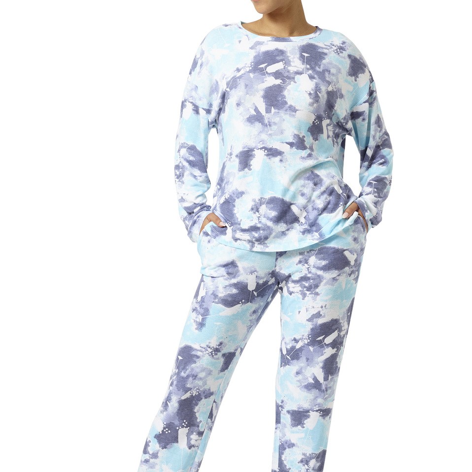 HUE Cloud Tiedye Cocktails Long Sleeve PJ Set Review